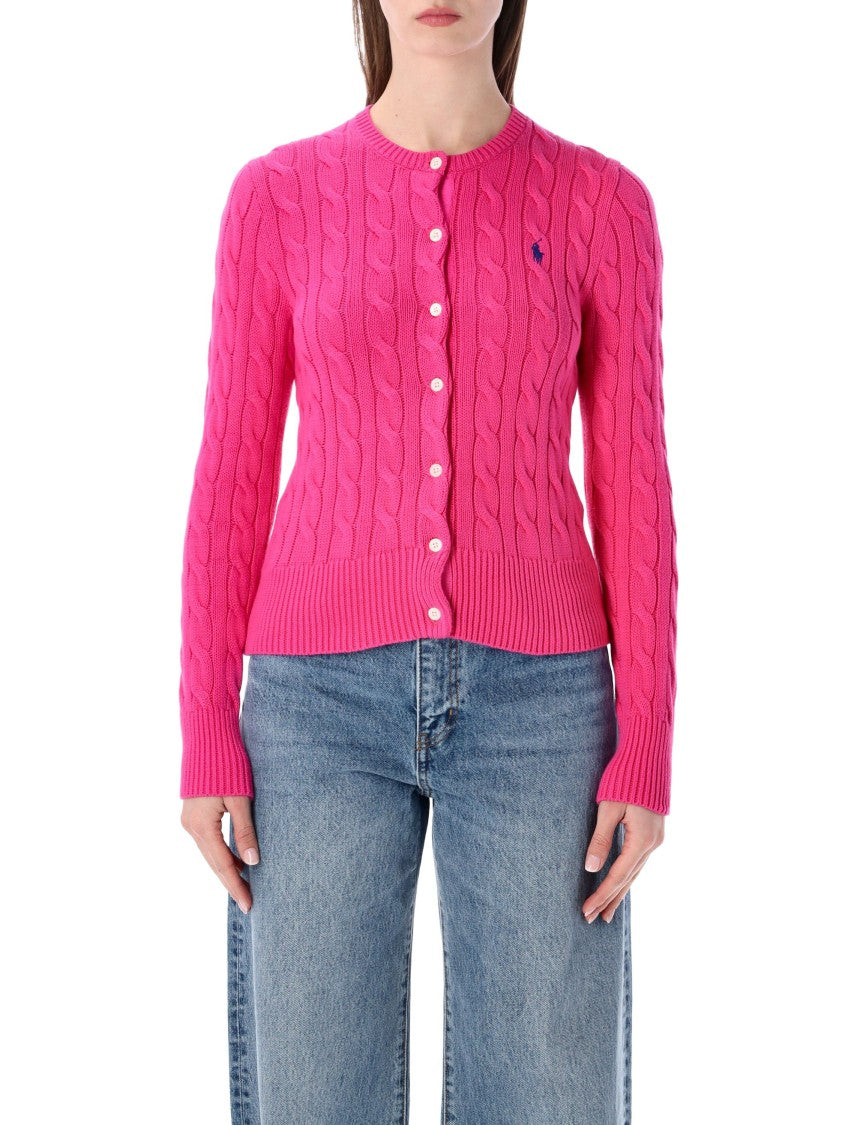 Polo Ralph Lauren Cable Knit Slim Fit Cotton Cardigan