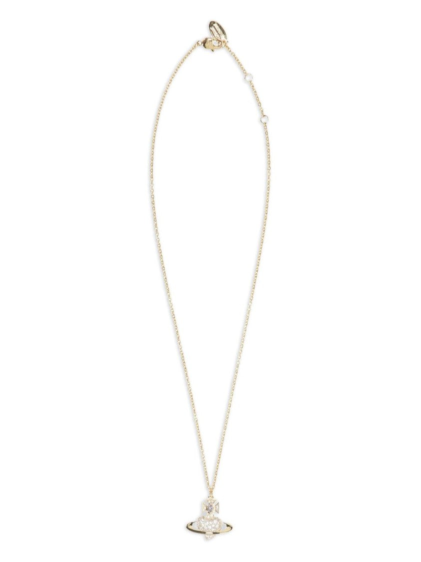 Vivienne Westwood Gold-Tone Chain Necklace With Orb Pendant
