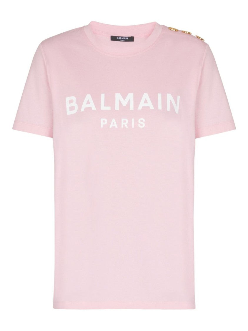 Balmain Relaxed Fit Pale Pink Top