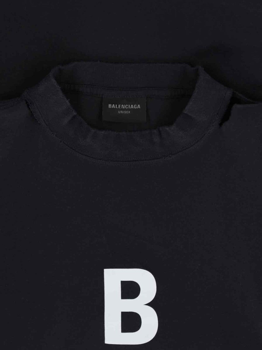 Balenciaga "Optical" T-Shirt – Black