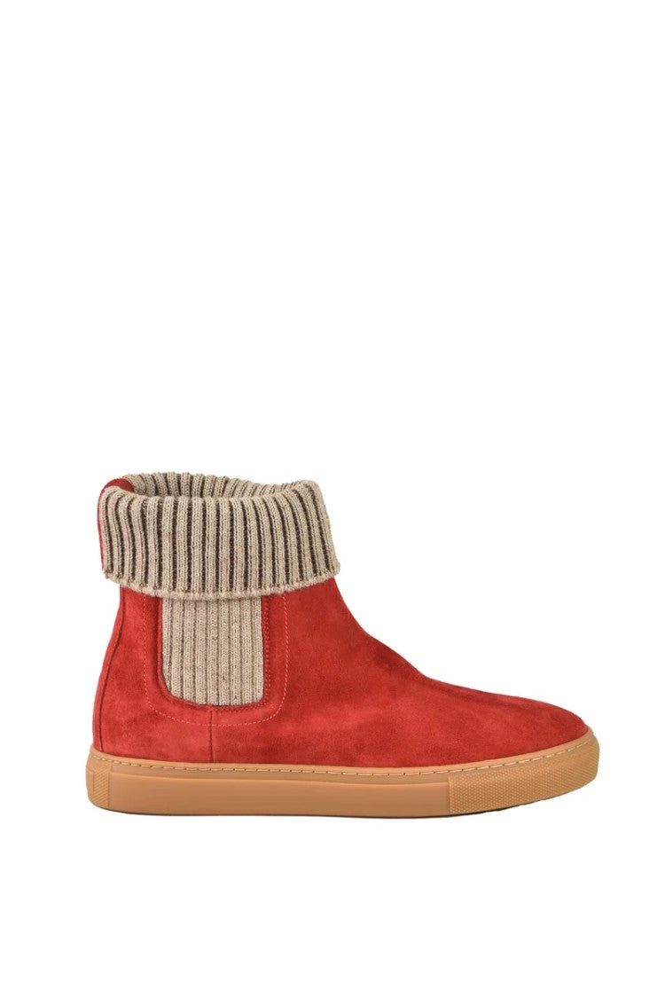 Frius X Botti Ankle Boot - Red
