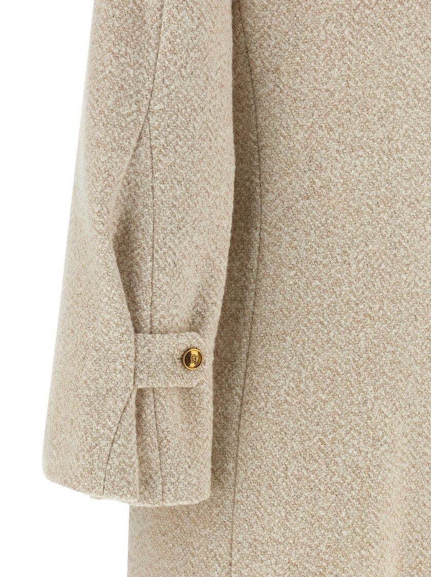 Elisabetta Franchi Double-Breasted Coat