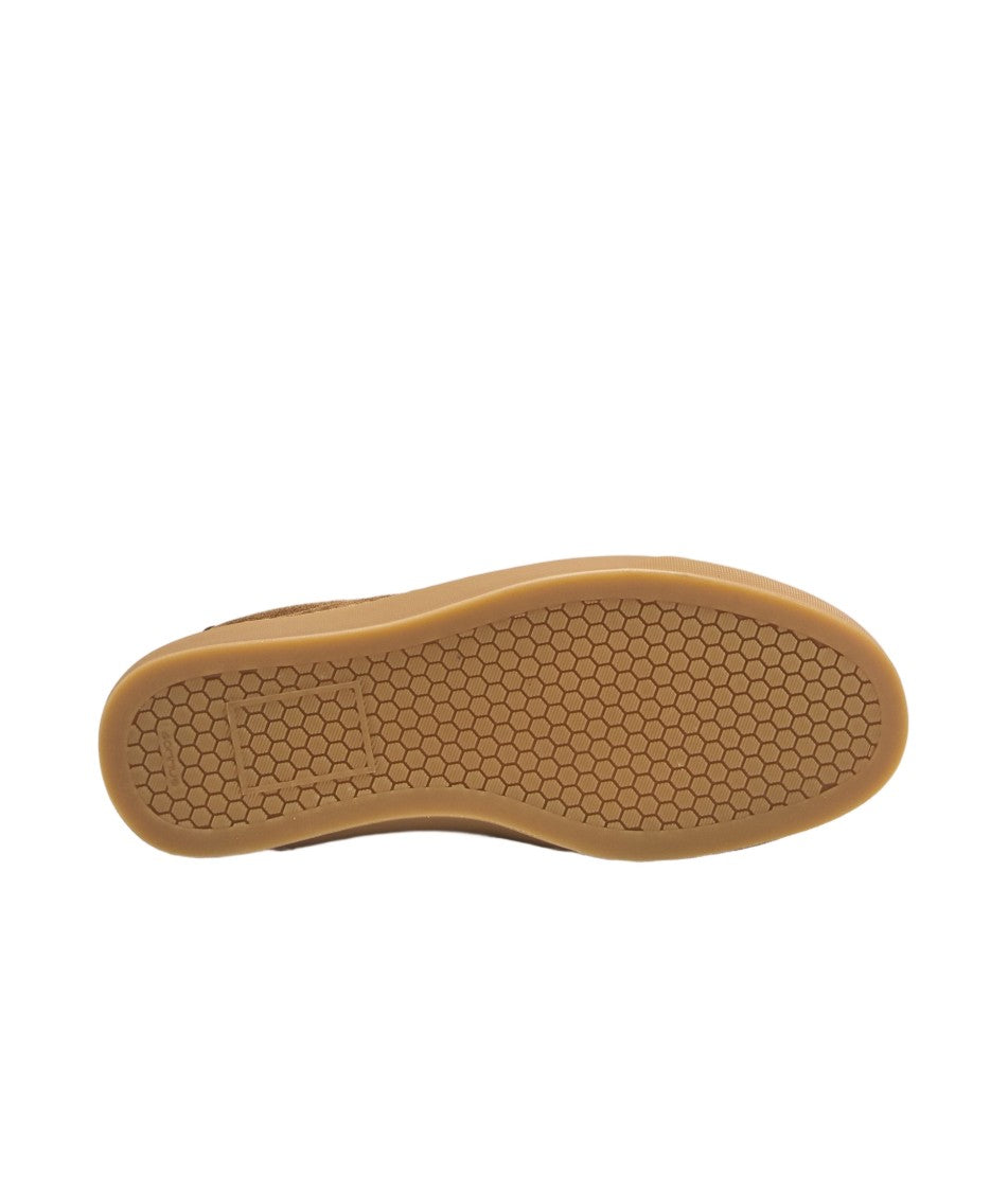 Aqua Alta Venice Tobacco Brown Suede And Leather Sneakers