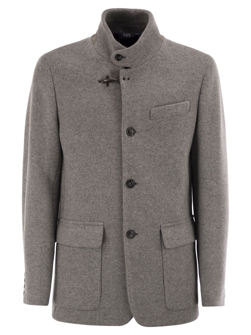 Fay Wool Pea Coat
