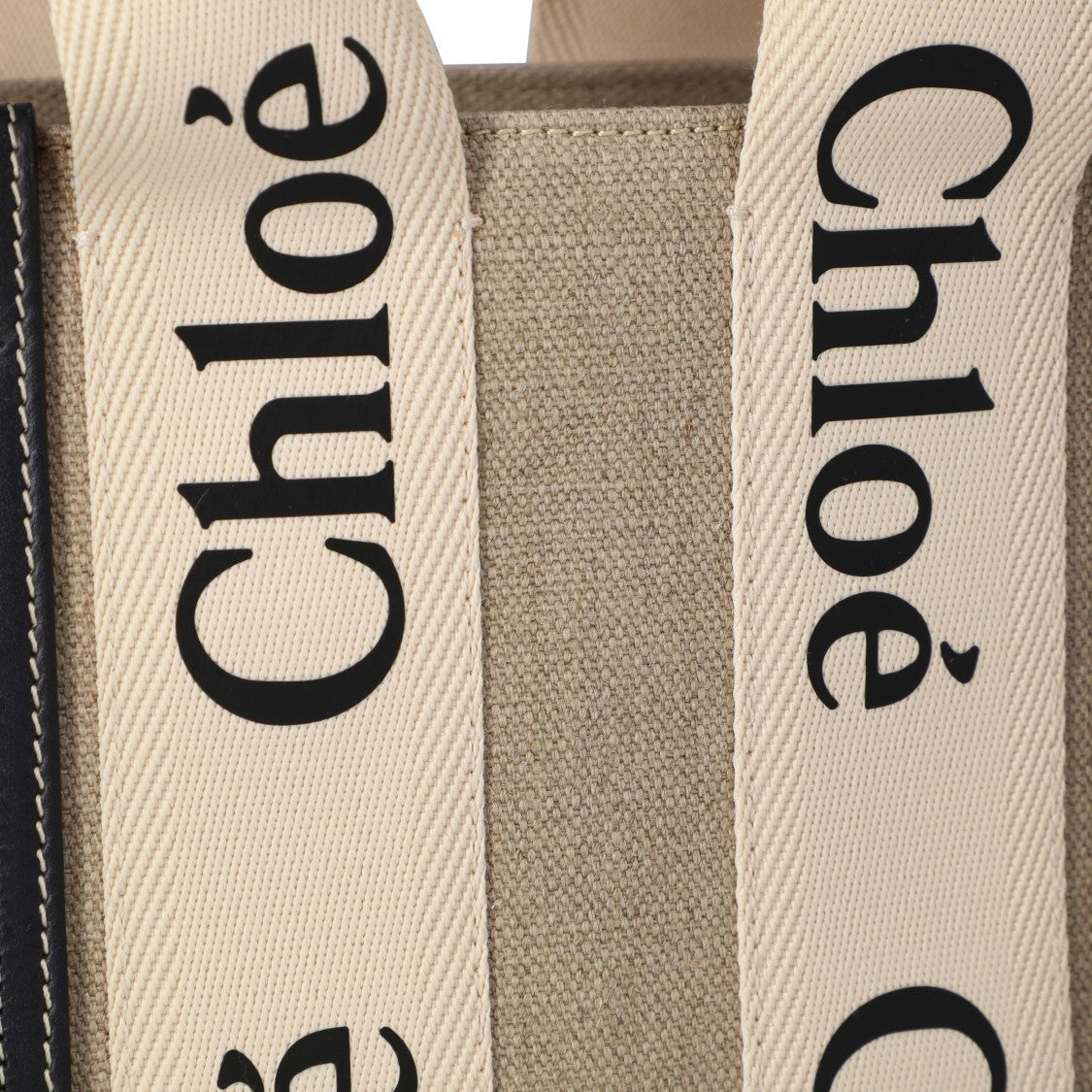 Chloé Small Woody Tote Bag Black