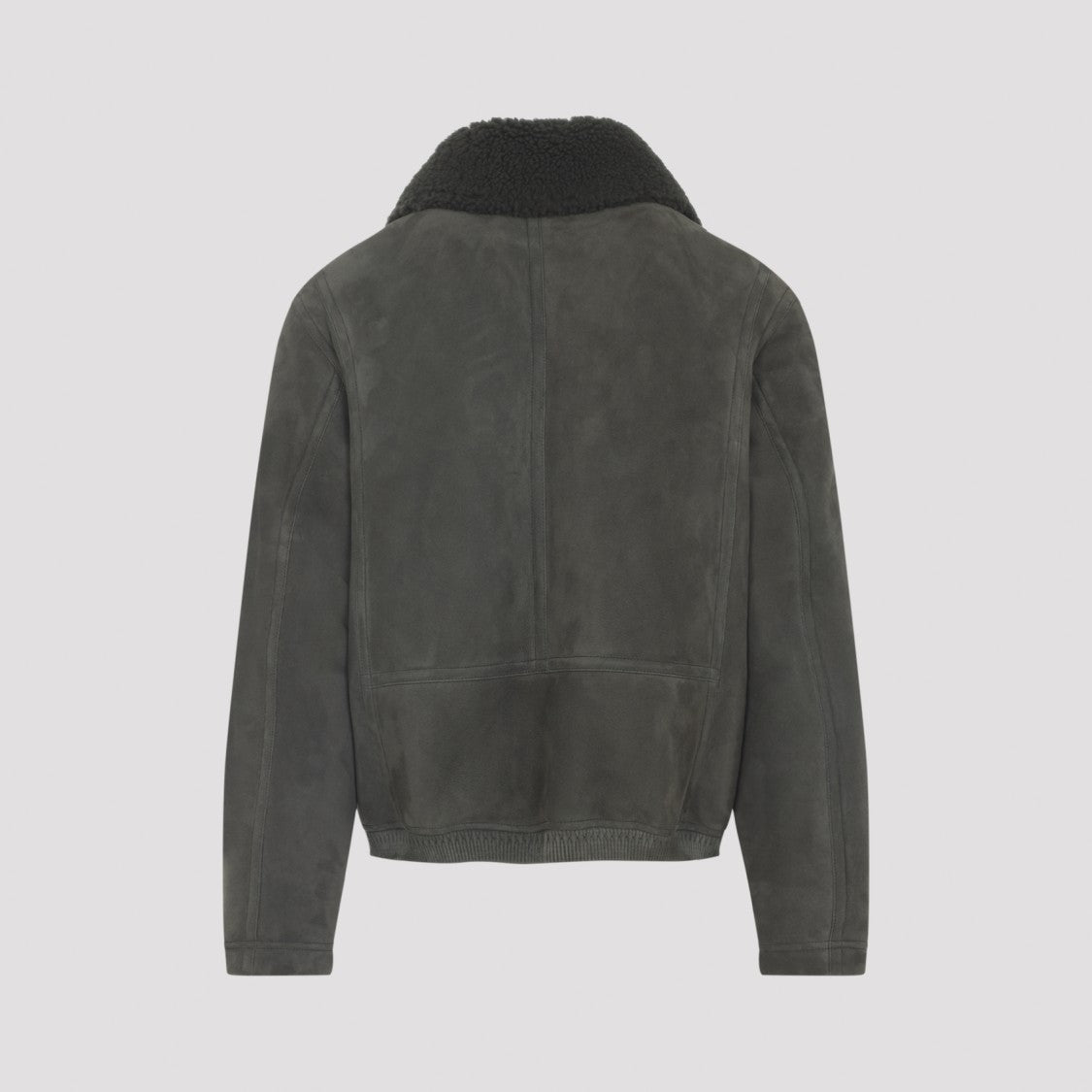 Berluti Dark Green Suede Lamb Leather Jacket