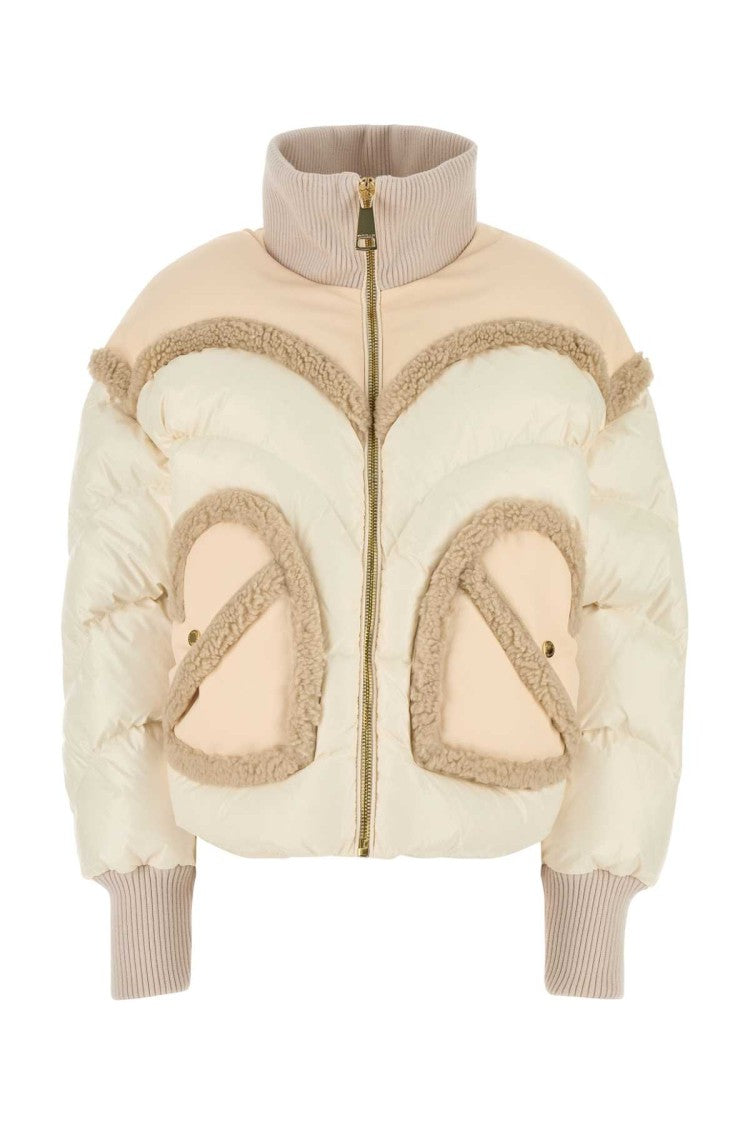 Khrisjoy Ivory Nylon Corazon Down Jacket