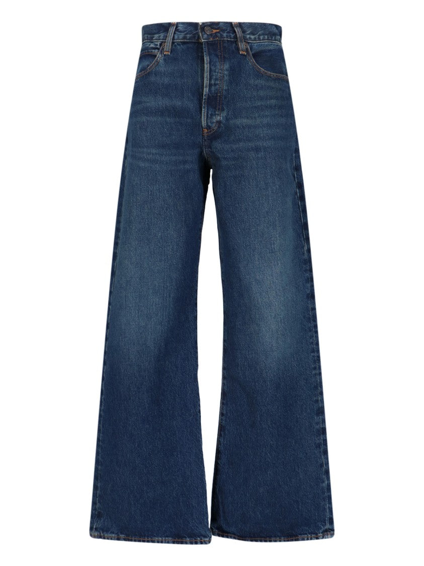 Frame Wide Jeans – Blue