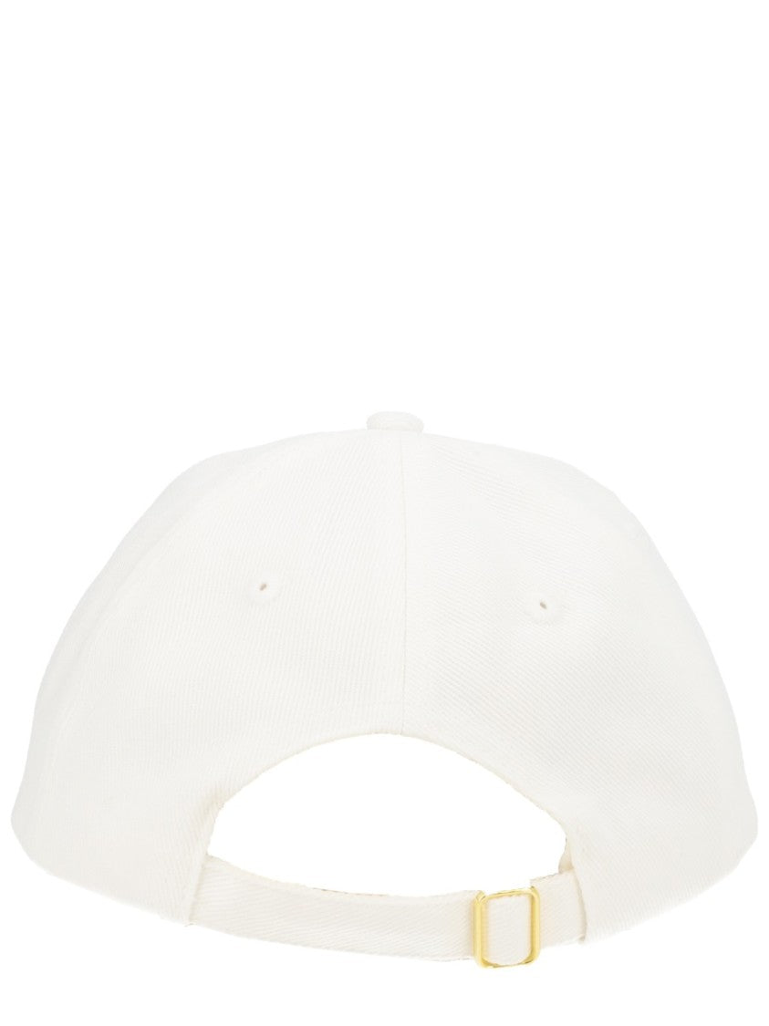 Casablanca Structured Cotton Embroidered Logo Hat