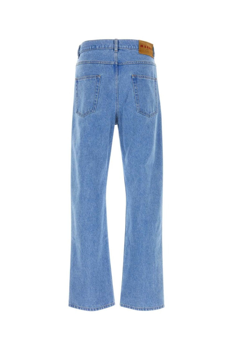 Marni Light Blue Straight-Leg Denim Jeans