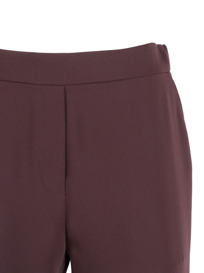 P.A.R.O.S.H. Relaxed Fit Cuffed Cropped Straight-Leg Pants