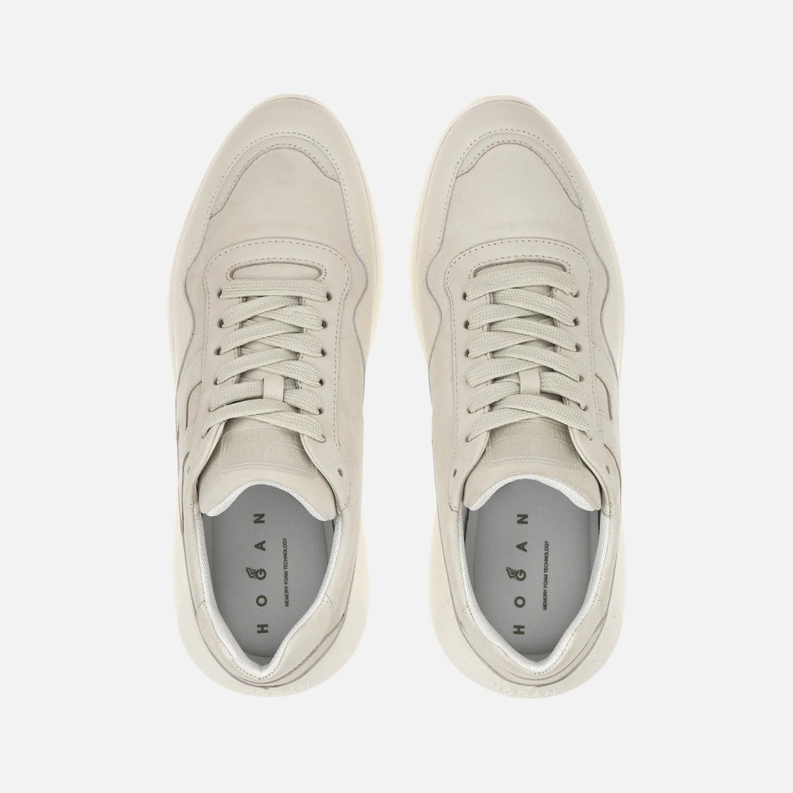 Hogan Interactive3 Leather Sneakers With Cushioned Sole