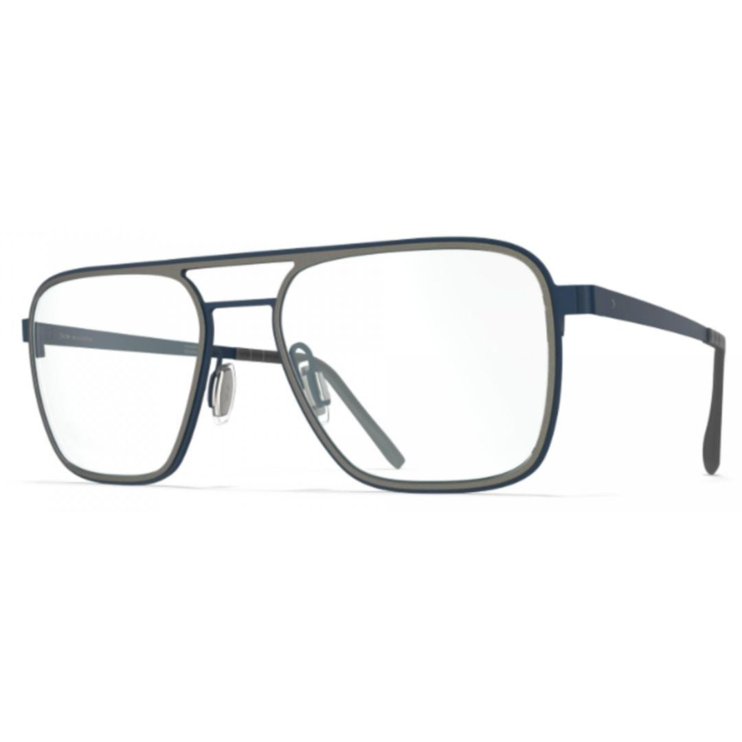 Blackfin Bf868 Ventura Rectangular Titanium Beta Sunglasses With Double Bridge Design