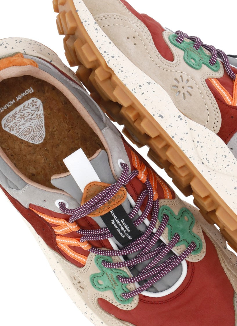Flower Mountain Multicolor Yamano 3 Suede Inserts Sneakers