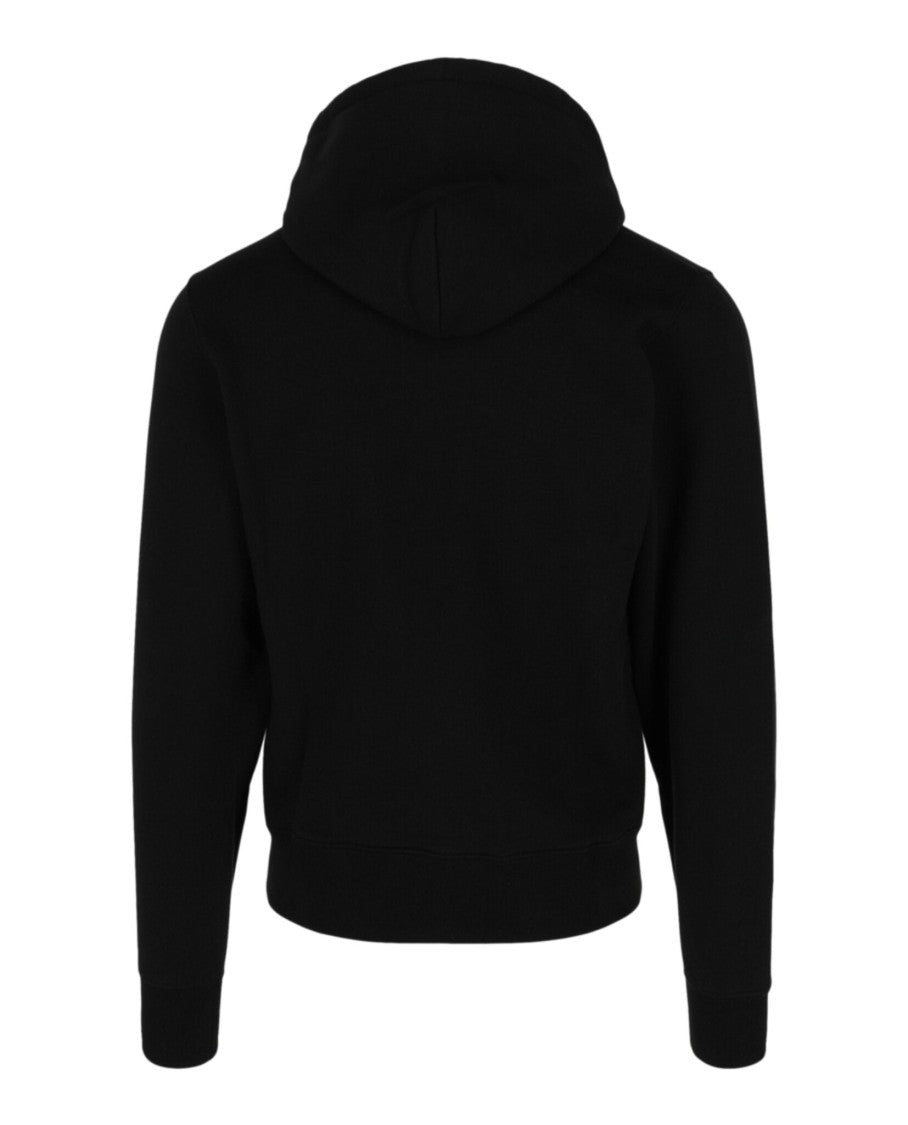 Ambush Logo-Printed Black Hoodie With Kangaroo Pocket