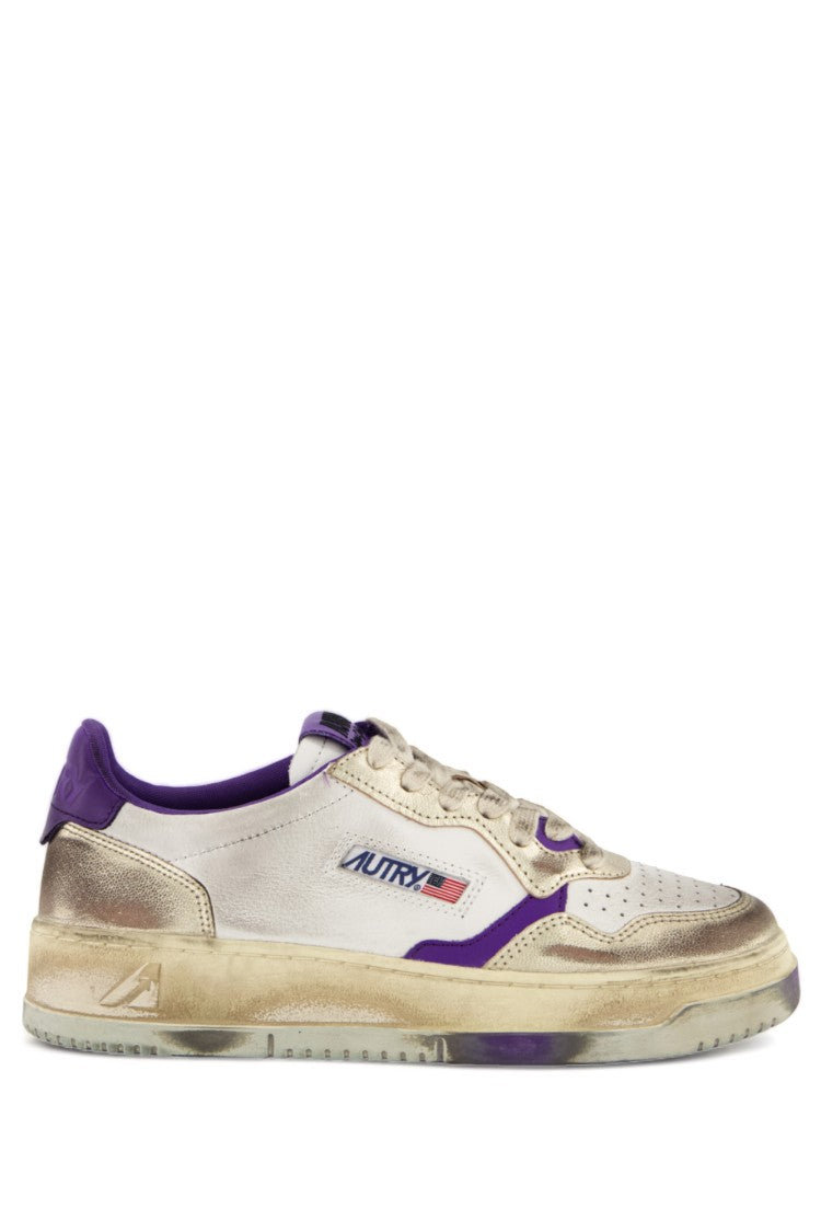 Autry Women’S Super Vintage Leather Sneakers