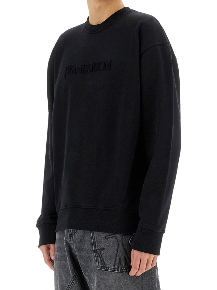J. W. Anderson Relaxed Fit Black Sweatshirt