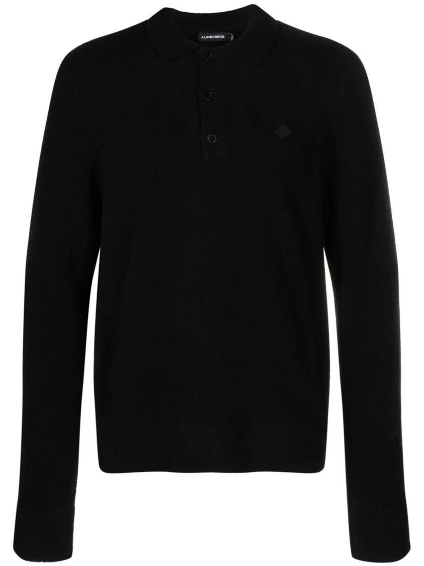 J.Lindeberg Yann Merino Logo Polo Shirt