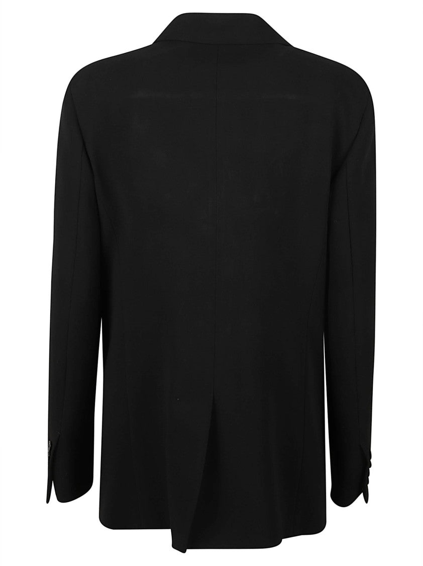 Max Mara Structured Blazer With Notched Lapel And Two-Button Closure