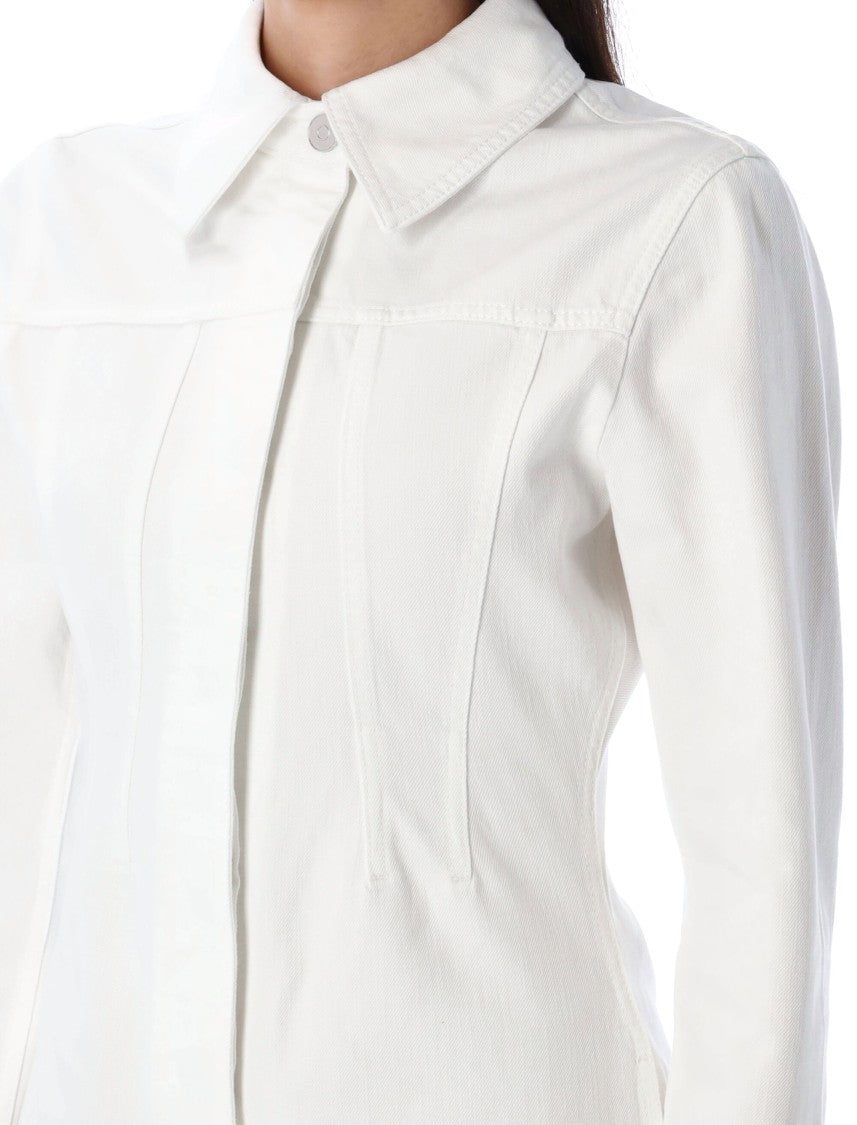 Alaïa Round Denim Jumpsuit