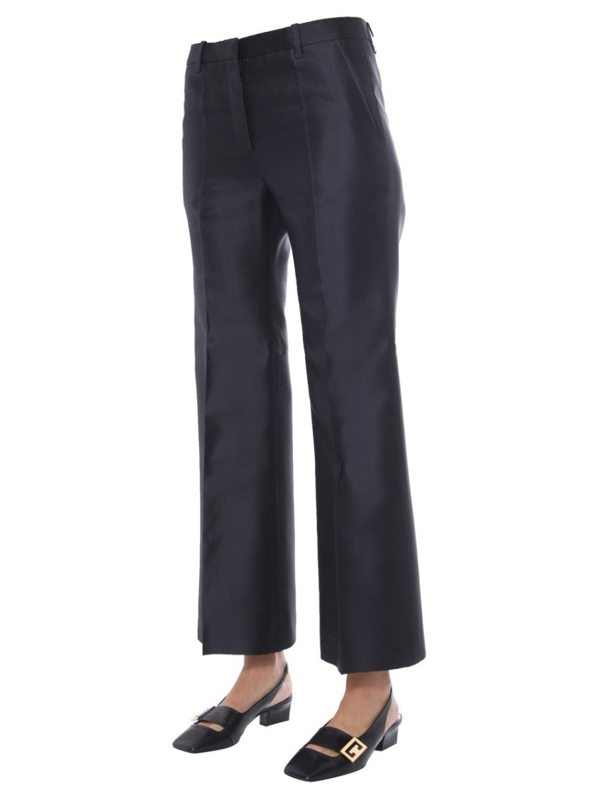 Givenchy Tailored Wide-Leg Pants With Front Zipper