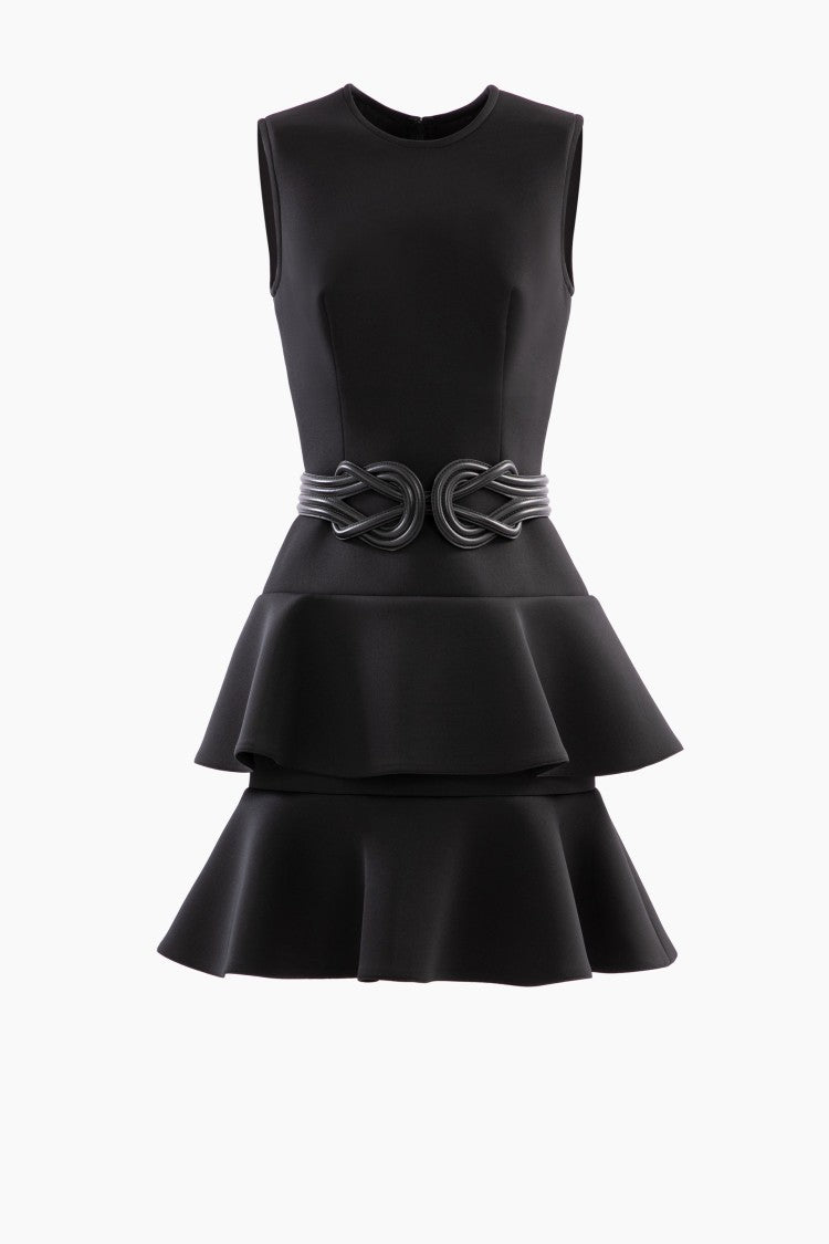 Saiid Kobeisy Midi Ruffled Dress