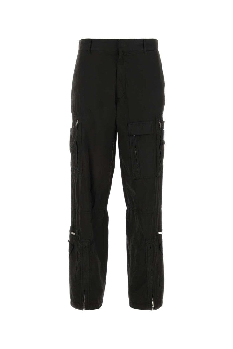 Givenchy Black Poplin Cargo Pant