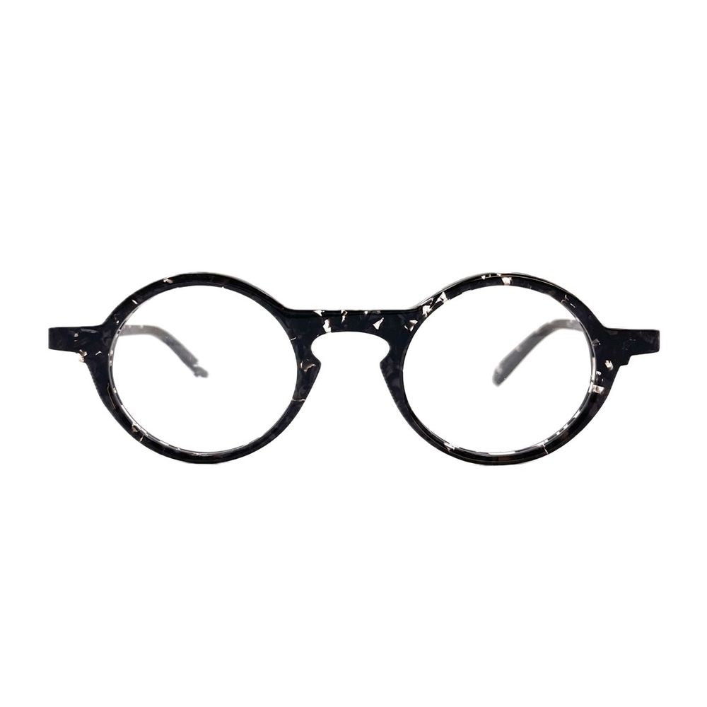 Matttew Figuier Round Acetate Sunglasses With Keyhole Bridge