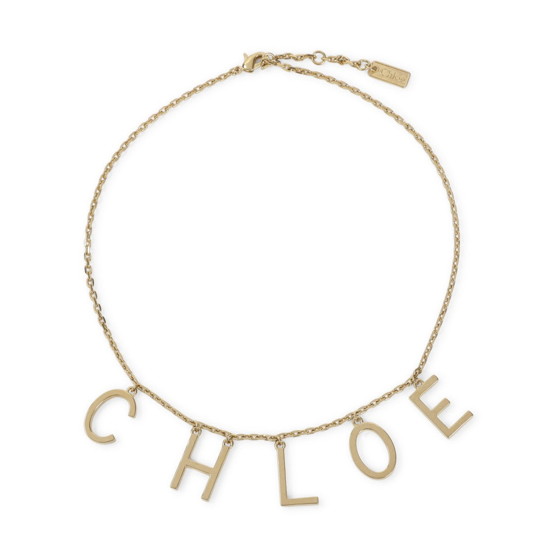 Chloé Delicate Brass Chain Necklace