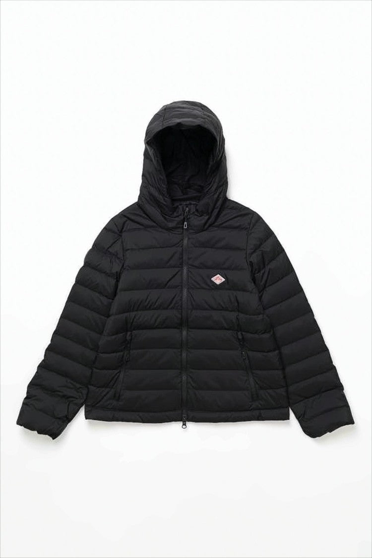 Danton Horizontal Quilted Short Padded Jacket With Hood
