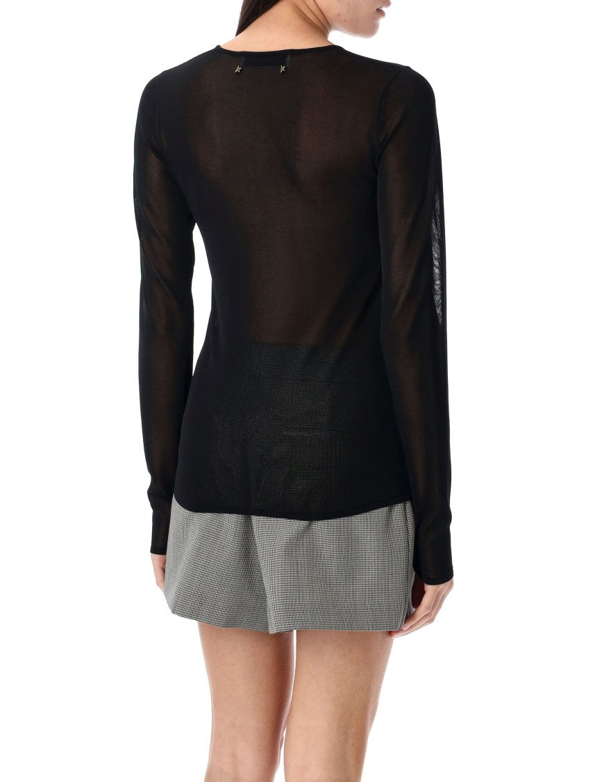 Golden Goose Long Sleeve Top Viscosa Knit