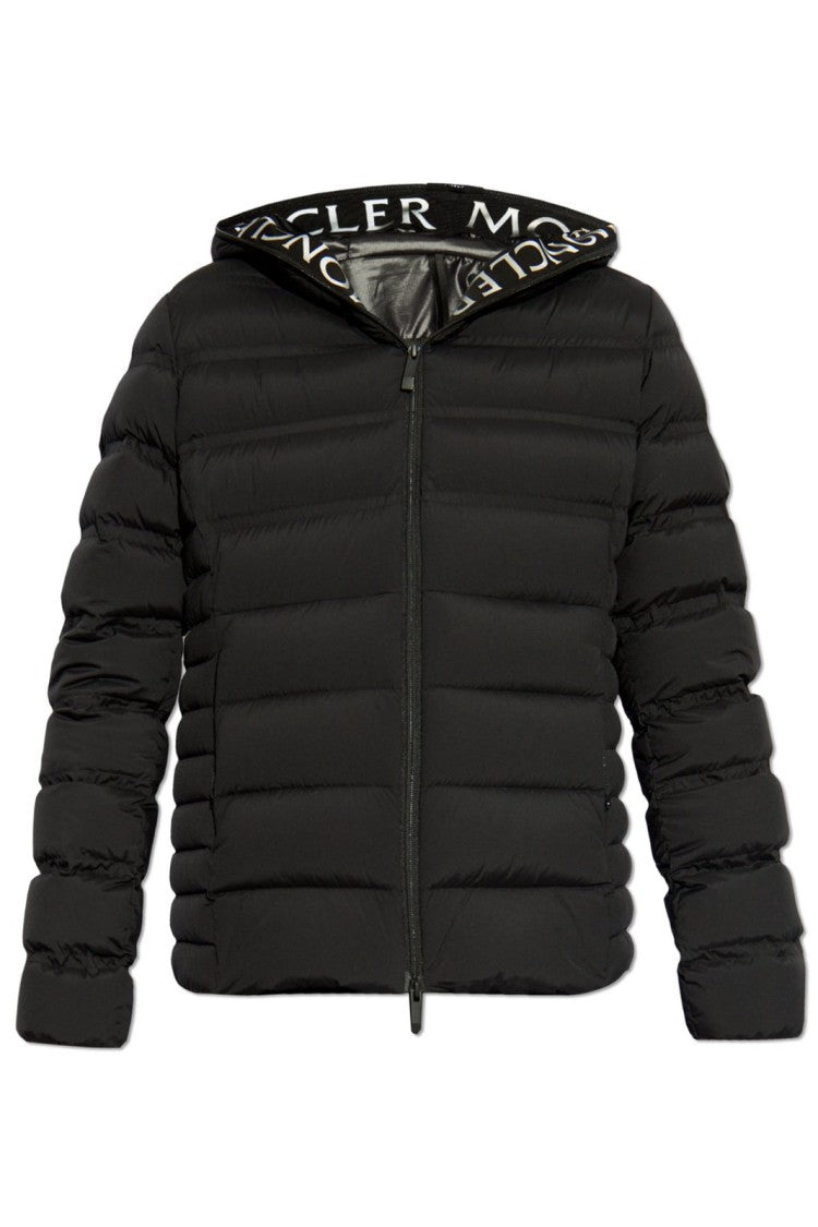 Moncler Hooded Black Padded Down Coat