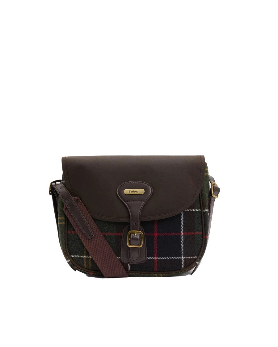 Barbour Cromarty Tartan Wool-Blend Shoulder Bag
