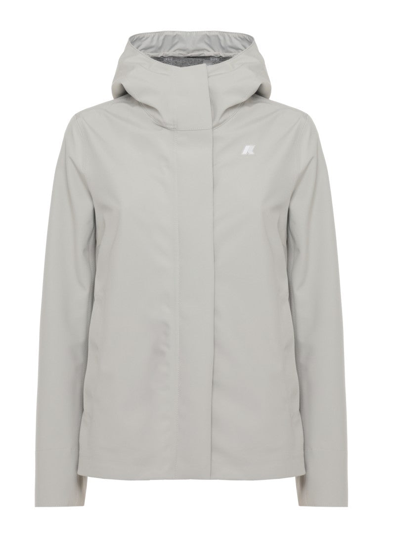 K-Way Beige Madalina Bonded Jersey Jacket