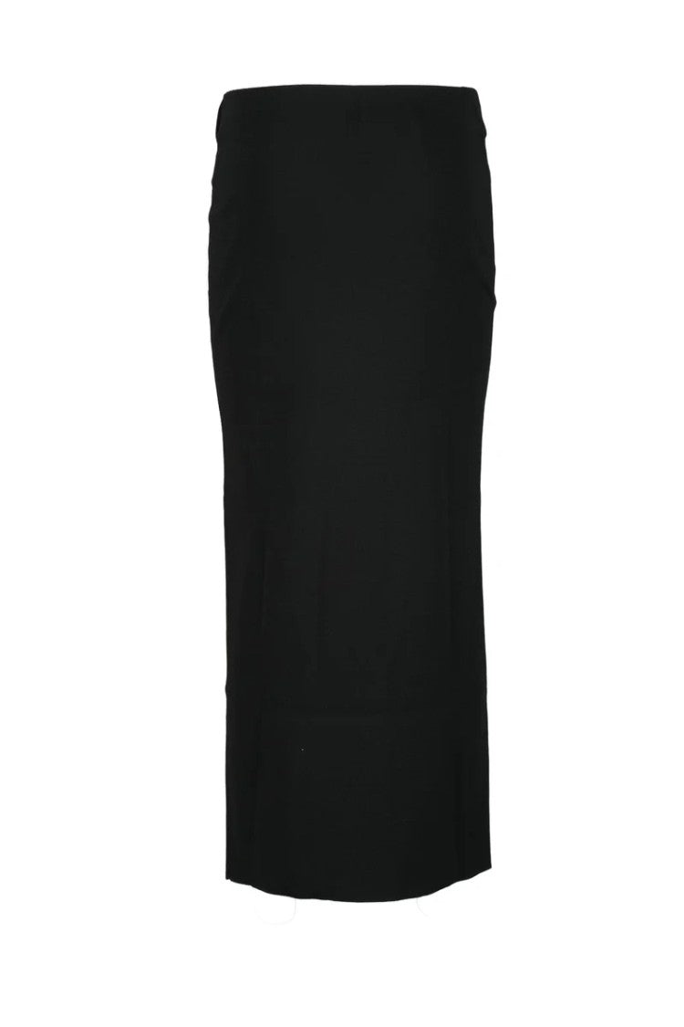 Fabiana Filippi Long Knit Skirt - Black