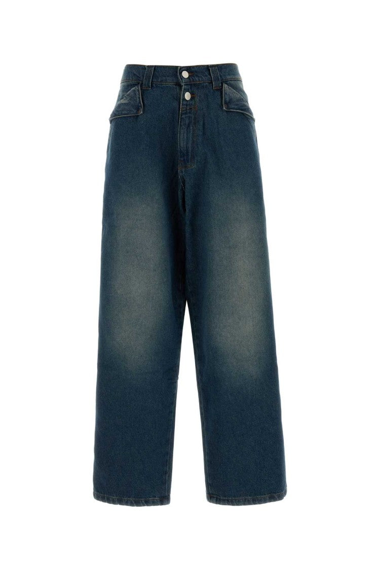 Gimaguas Denim Back Wide-Leg Jeans