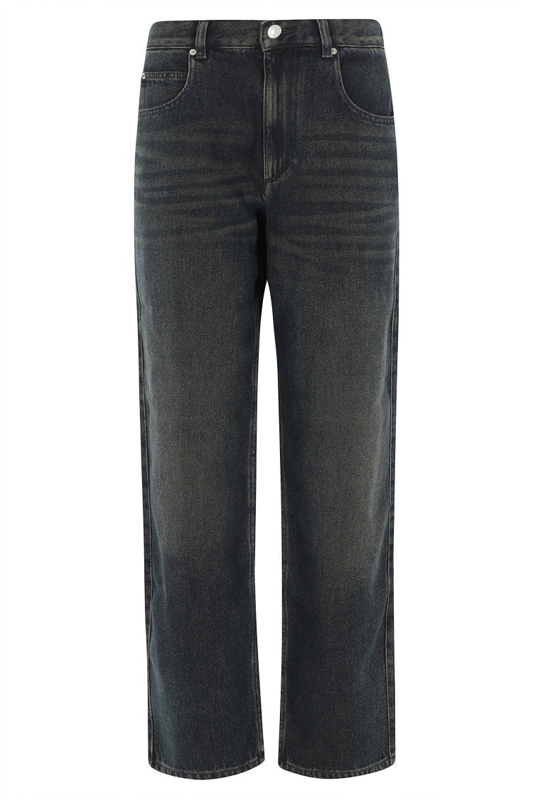 Isabel Marant Dark Indigo Jenny Gz Five-Pocket Lyocell-Blend Jeans