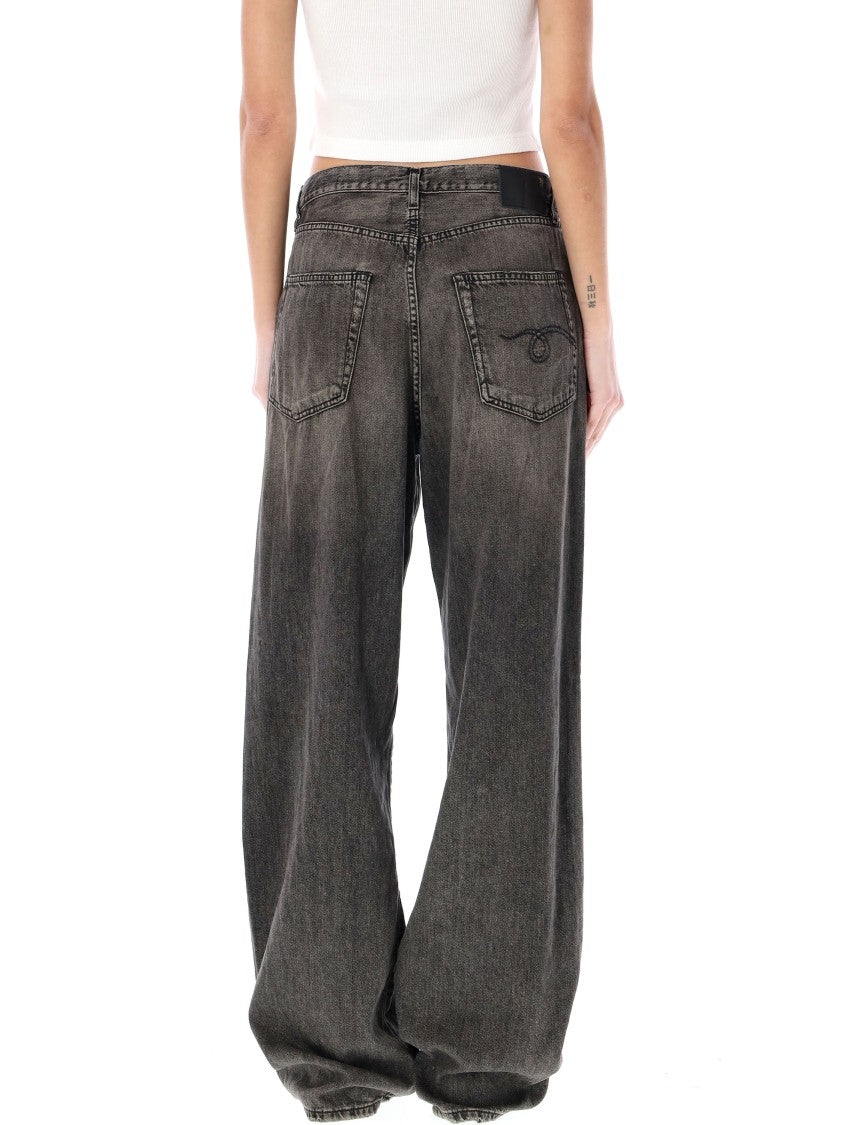 R13 Damon Pleated Wide Pant