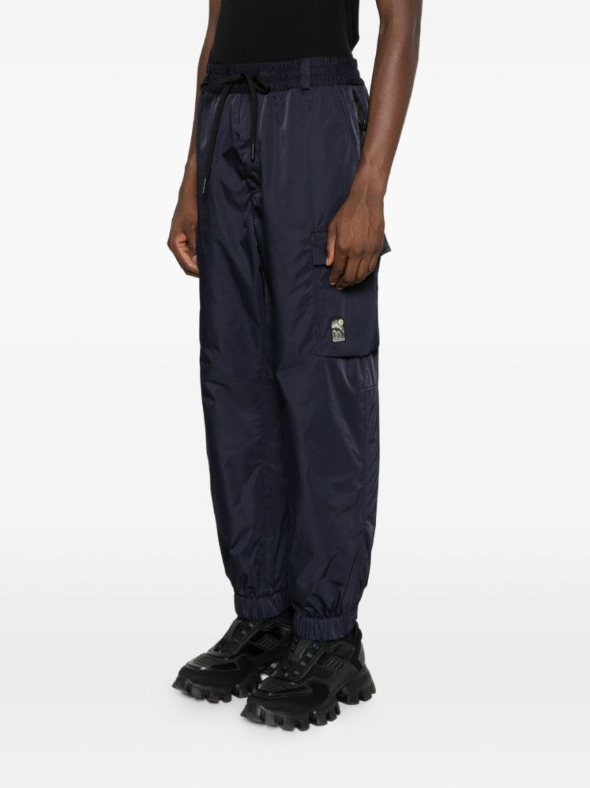 Moncler Grenoble Tailored Minimalist Trousers With Structured Waistband