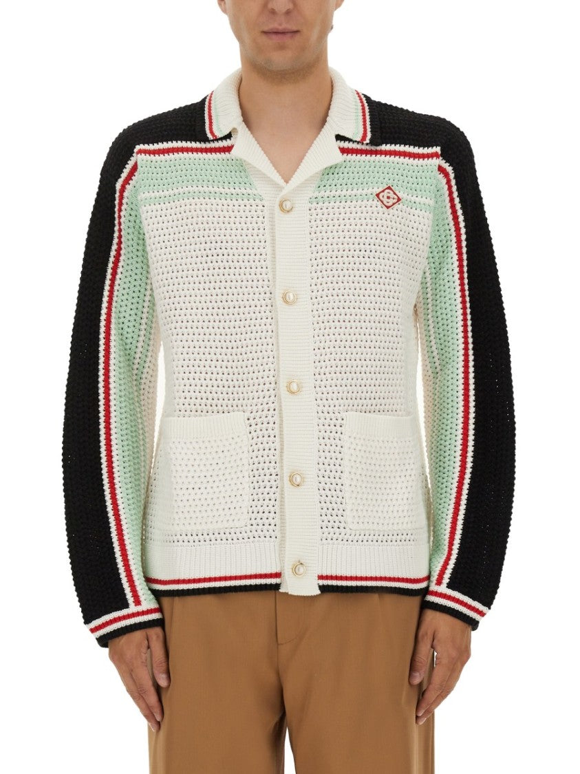 Casablanca Cotton Knit Tennis Shirt