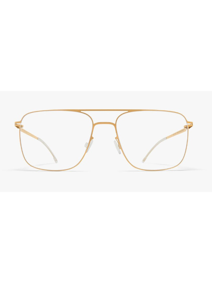 Mykita Gold Metallic Optical Frames With Refined Finish