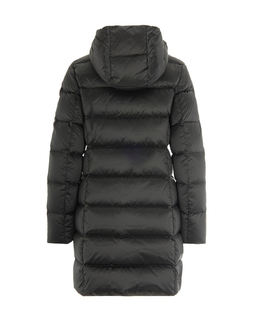 Colmar Originals Long Hooded Down Jacket In Gray