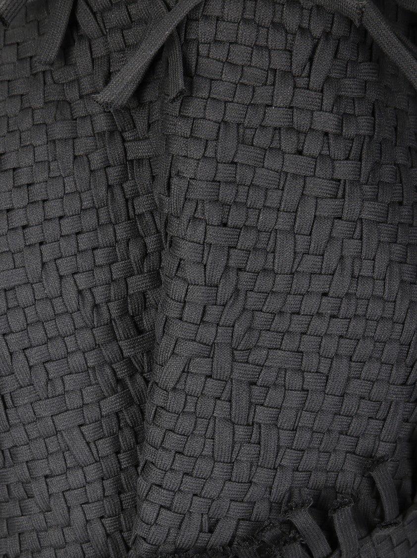 Institution Hand-Woven Top With Strings