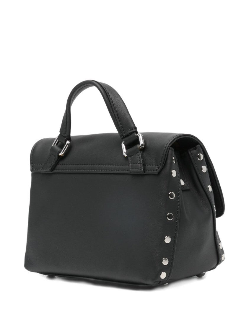 Zanellato Structured Black Leather Handbag