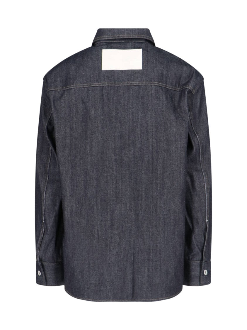 Jil Sander Denim Overshirt Jacket – Blue