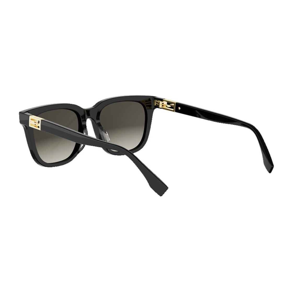Fendi Black Tube Fe40228f Acetate Sunglasses