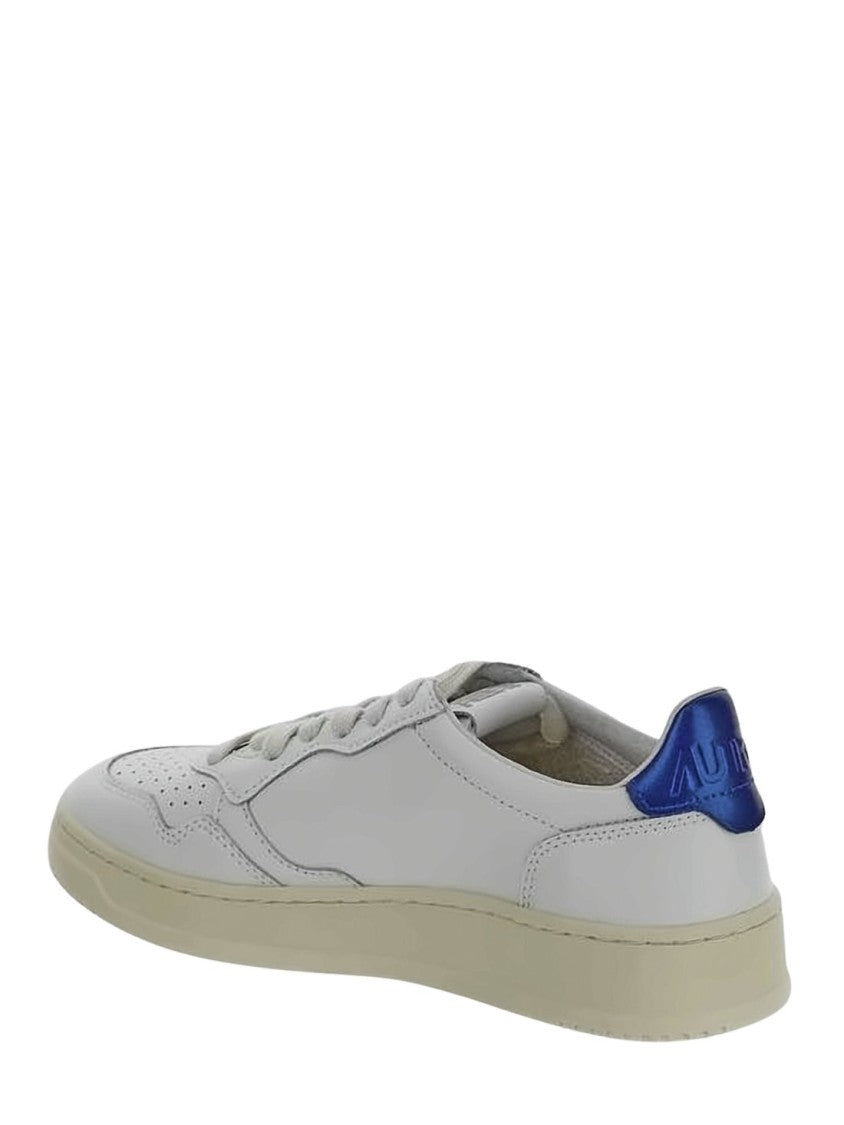 Autry Low-Top Leather Sneakers With Perforated Detailing