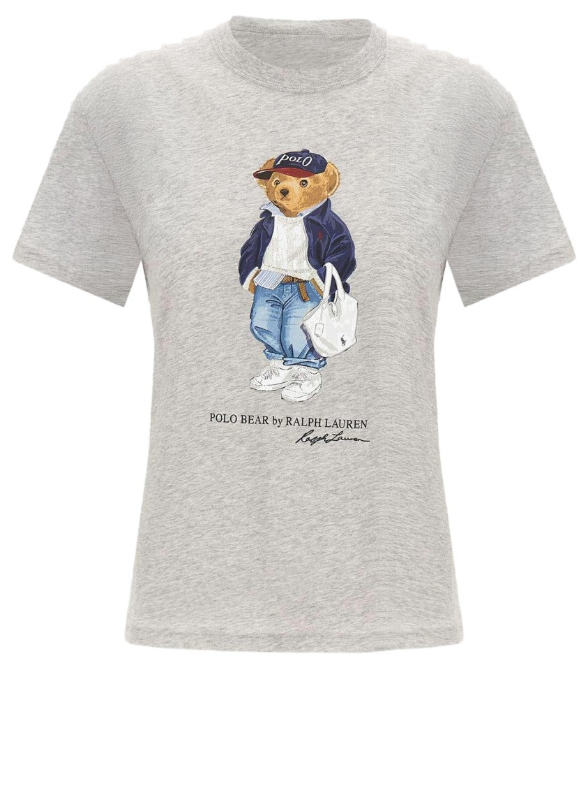 Polo Ralph Lauren Cotton T-Shirt With Polo Bear Print
