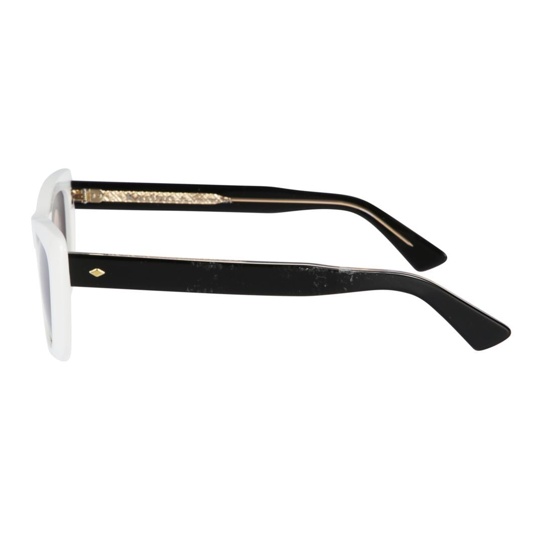 Kador Lolita/K-S Bold Rectangular Frame Sunglasses With Glossy Finish