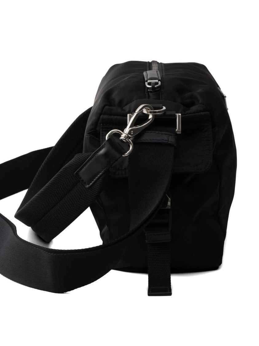 Prada Rectangular Shoulder Bag In Smooth Re-Nylon With Adjustable Strap